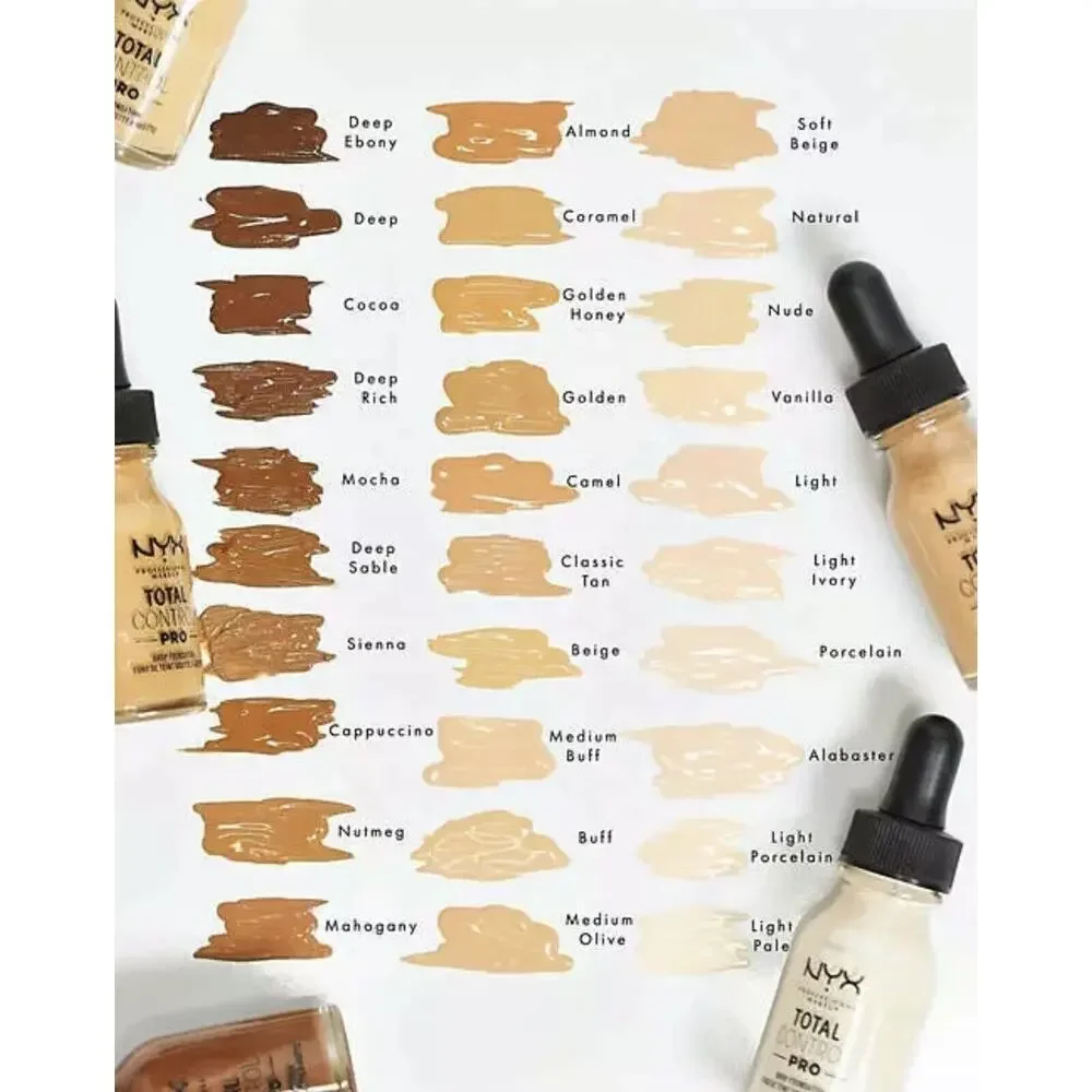 NYX Total Control Drop Foundation TCDF16.5 Nutmeg Face‎ Make Up